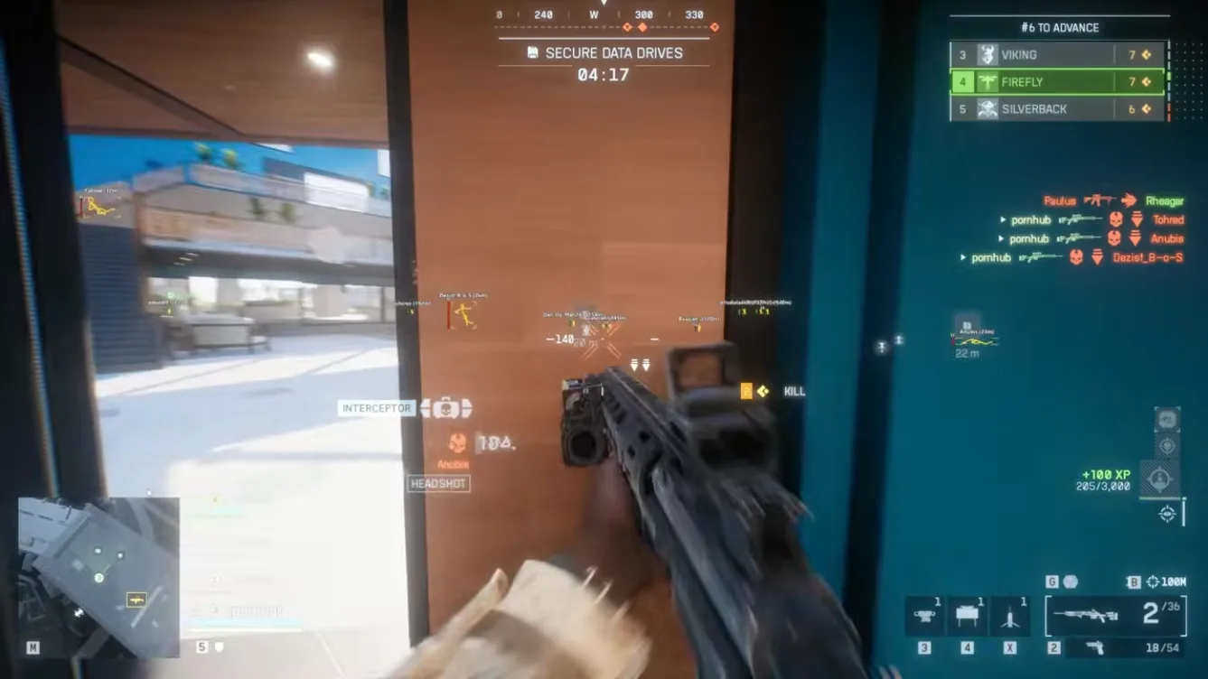 bot player moving toward objective with objective in Battlefield 6